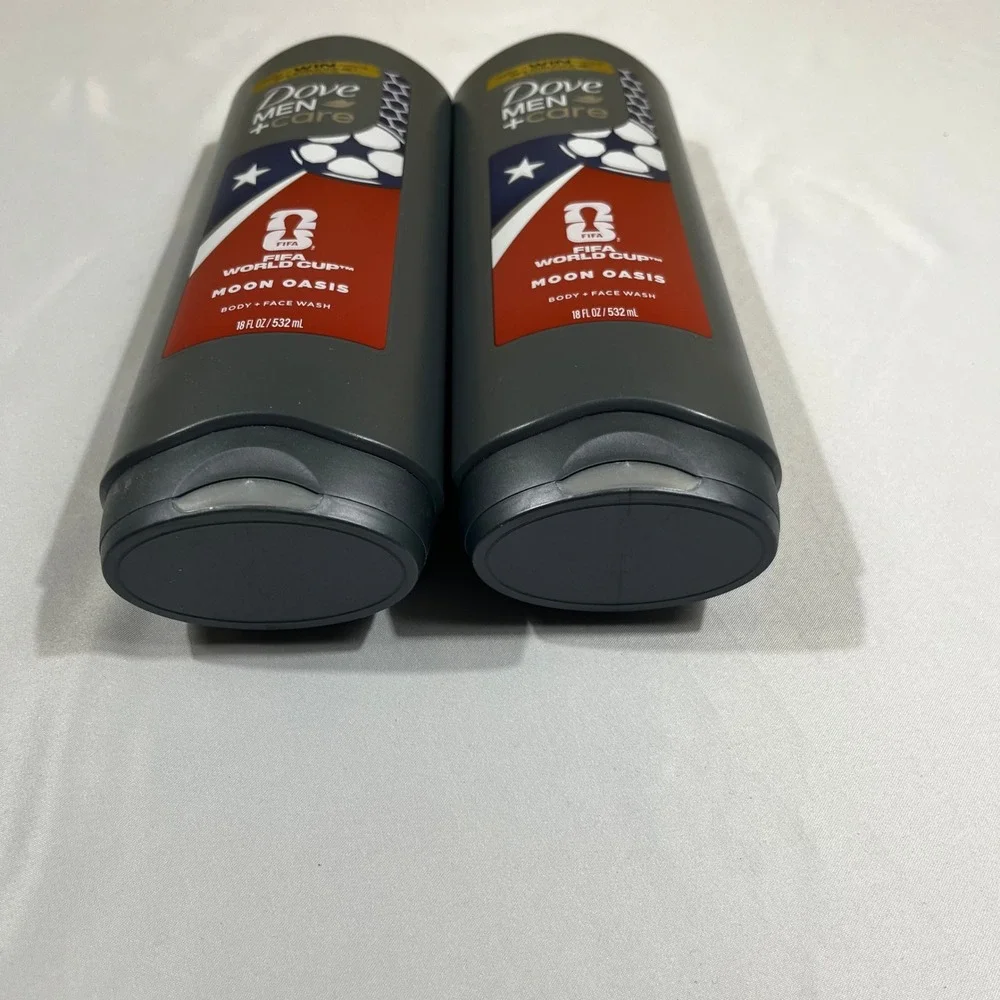 Dove Body Face Wash Men 18oz Moon Oasis FIFA World Cup 2026 Set of 2